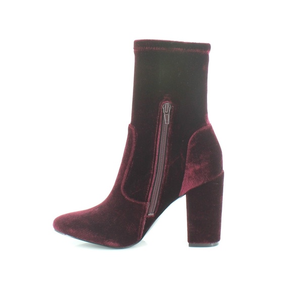 Ivanka Trump Lynna Purple Fabric Mid Calf Boots - Picture 3 of 4